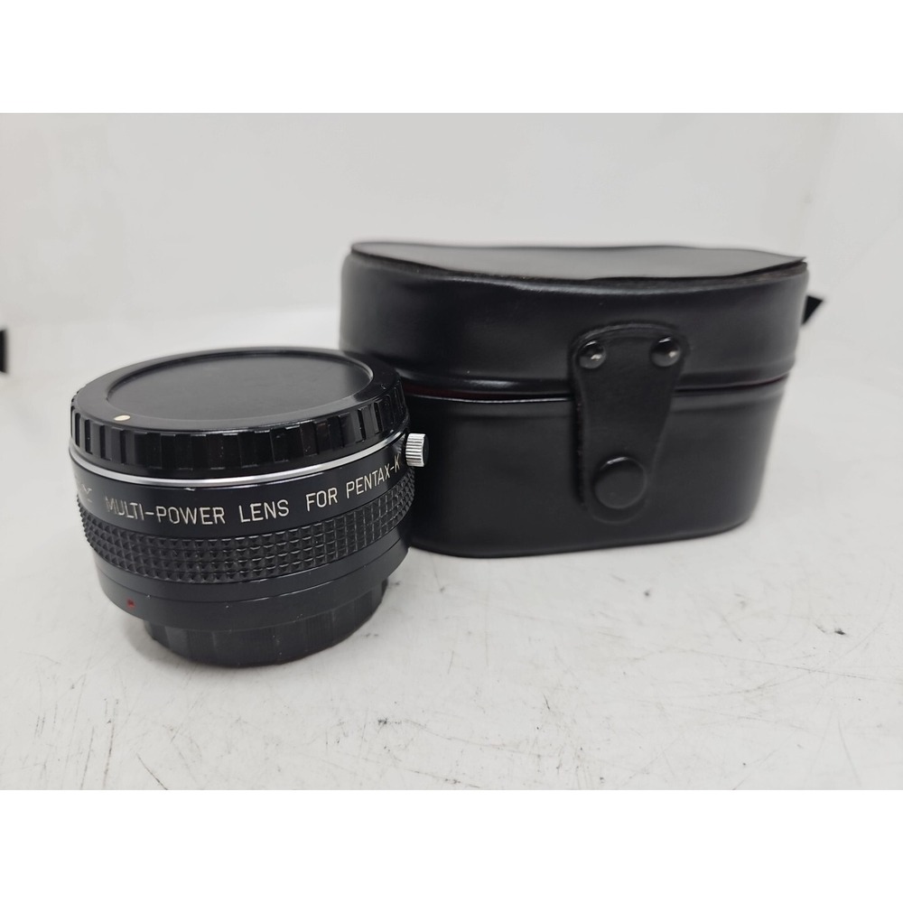 Cherry multi power lens  For Pentax-K Made In Japan With Nice Case